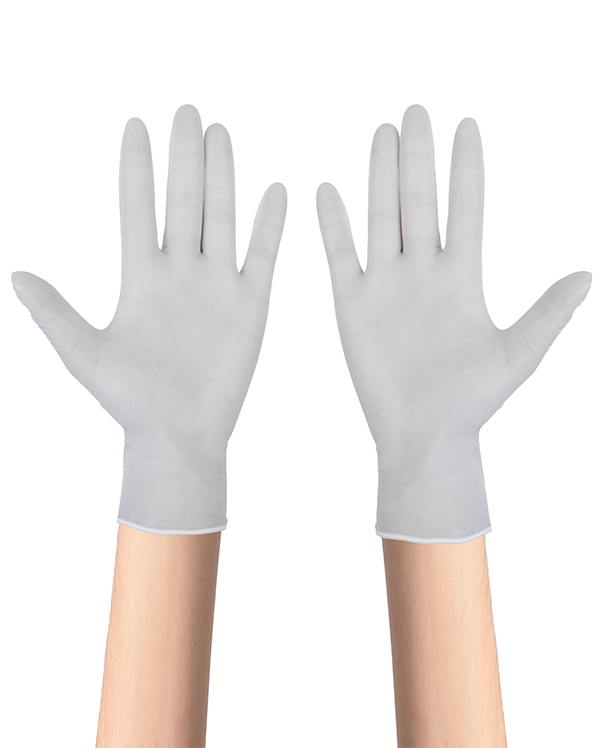 Industrial nitrile protective gloves