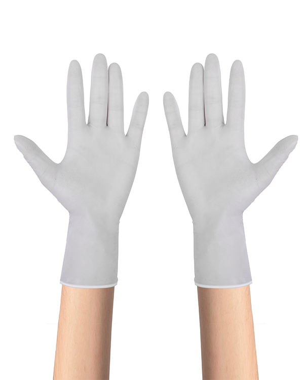 Nitrile protective gloves for food