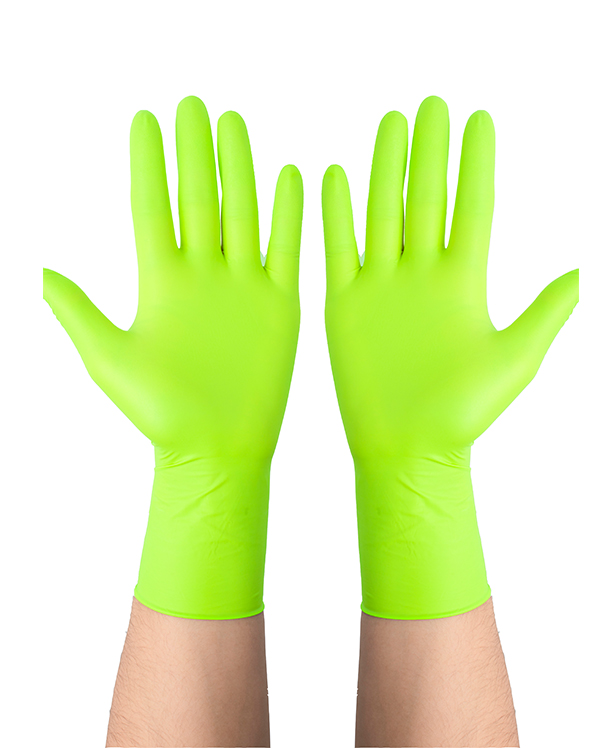 Aloe vera coating nitrile protective gloves